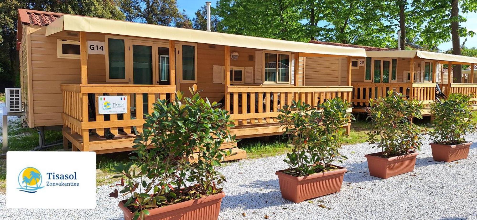 Mobile Home Viareggio - Including Airco- Camping Paradiso - G008 외부 사진